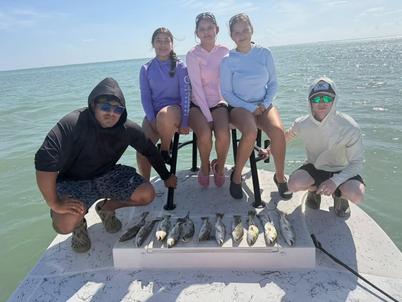 Family bay fishing trip South Texas