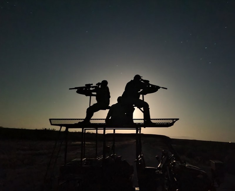Predator hunt South Texas